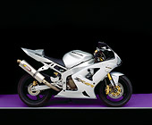 MOT 02 RK0122 04
2003 Kawasaki Ninja ZX-6R 636 Silver Profile On Purple Floor Gray Line Studio