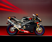MOT 02 RK0174 04
2004 Aprilia RSV 1000R Black Side View On Red Floor And Lighting Studio