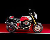 MOT 02 RK0182 05
2004 Moto Guzzi VII Coppa Italia Red And Silver Profile On Red Floor Gray Line Studio