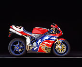 MOT 02 RK0077 09
2002 Ducati 998 Ben Bostrom Replica Patriotic Profile View On Gray Line Studio