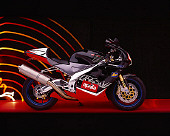 MOT 02 RK0091 01
2000 Aprilia RSV Mille R Red And Black Profile View Studio