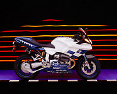 MOT 02 RK0136 01
2003 BMW Boxer Replika Cup R11005 Blue And White Profile View