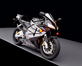 MOT 02 RK0166 07
2004 Honda CBR 600RR Black And Gray Side 3/4 View On Gray Floor Studio