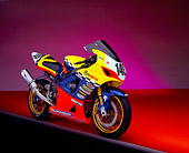 MOT 02 RK0201 03
2004 Suzuki GSXR 1000 Team Revlimiter Racing 3/4 Front View Studio
