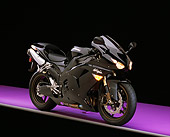 MOT 02 RK0293 04
2006 Kawasaki ZX-10R Black Side 3/4 View On Purple Floor Studio