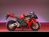 MOT 02 RK0311 01
2006 Honda CBR 1000RR Red Profile View On Red Floor  Studio