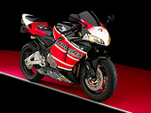 MOT 02 RK0334 01
2005 Honda CBR 600RR Black And Red 3/4 Front View On Red Floor Studio