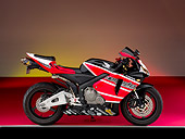 MOT 02 RK0336 01
2005 Honda CBR 600RR Black And Red Profile View On Red Floor Studio