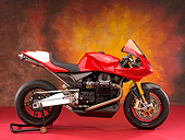 MOT 02 RK0350 01
2005 Moto Guzzi MGS-01 Corsa Red Profile View On Red Floor Studio