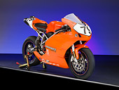 MOT 02 RK0378 01
2006 Ducati 999 Orange 3/4 Side View Studio