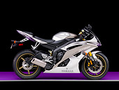 MOT 02 RK0408 01
2008 Yamaha YZF-R6 Motorcycle Silver Profile View Studio