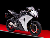 MOT 02 RK0414 02
2008 Honda CBR1000RR Motorcycle Silver 3/4 Front View Studio