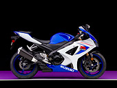 MOT 02 RK0417 01
2008 Suzuki GSX-R1000 Motorcycle Blue Profile View Studio