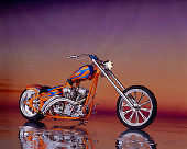 MOT 04 RK0023 02
2003 Riff Raff Custom Chopper Orange Blue Flames