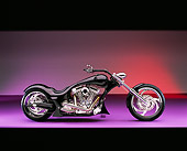 MOT 04 RK0177 06
2006 Rucker Preditor Black And Burgundy Profile View On Purple Floor Studio