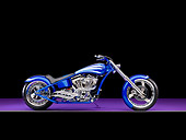 MOT 04 RK0196 01
2006 Special Construction Golden State Custom Blue And White Profile View Studio