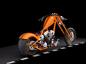MOT 04 RK0214 01
2006 Rigid Bayside Chopper Orange 3/4 Rear View Studio