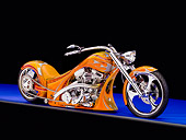 MOT 04 RK0231 01
2007 Chingon Cycles Special Construction Tangelo 3/4 Front View Studio