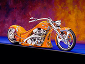 MOT 04 RK0232 01
2007 Chingon Cycles Special Construction Tangelo 3/4 Front View Studio