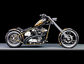 MOT 04 RK0267 01
2005 Cuzfusion Custom Chopper Black And Copper Profile View Studio