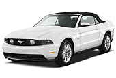 MST 01 IZ0024 01
2011 Ford Mustang GT Premium Convertible White 3/4 Front View On White Seamless