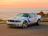 MST 01 RK1119 01
2010 Ford Roush Mustang 427R Silver 3/4 Front View By Ocean
