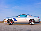 MST 01 RK1122 01
2010 Ford Roush Mustang 427R Silver Profile View On Pavement