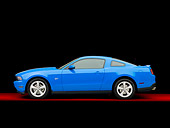 MST 01 RK1160 01
2010 Ford Mustang GT Premium Coupe Blue Profile View Studio