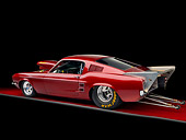 MST 01 RK1190 01
1967 Ford Mustang Dragster Burgundy 3/4 Rear View Studio