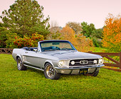 MST 01 RK1199 01
1967 Ford Mustang Convertible Silver 3/4 Front View On Grass