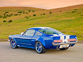 MST 01 RK1207 01
1965 Ford Mustang Pro Street Blue With White Stripes 3/4 Rear View Location