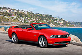 MST 01 RK1249 01
2011 Ford Mustang GT Red 3/4 Side View On Pavement By Beach