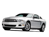 MST 01 RK1253 01
2011 Ford Mustang V6 Silver With Black Stripe 3/4 Front View On White Seamless