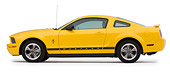 MST 01 IZ0008 01
2008 Ford Mustang V6 Pony Coupe Yellow Profile View Studio