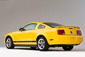 MST 01 IZ0009 01
2008 Ford Mustang V6 Pony Coupe Yellow 3/4 Rear View Studio