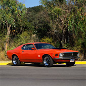 MST 01 RK0043 02
1970 Ford Mustang Boss 429 Red Side 3/4 View On Pavement