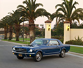 MST 01 RK0310 05
1964 1/2 Ford Mustang Blue 3/4 Front View On Pavement