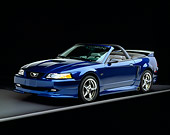 MST 01 RK0337 02
2000 Ford Mustang Roush GT Convertible Dark Blue 3/4 Side View On Gray Line Studio