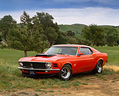 MST 01 RK0362 09
1970 Ford Mustang Boss 429 Orange Side 3/4 View On Dirt
