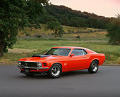 MST 01 RK0364 03
1970 Ford Mustang Boss 429 Orange Side 3/4 View On Pavement
