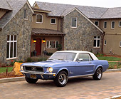 MST 01 RK0383 01
1968 Ford Mustang Blue 3/4 Front View On Driveway