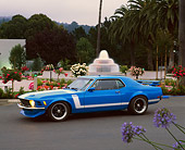 MST 01 RK0444 04
1970 Ford Mustang Trans Am Coupe Blue 3/4 Front View By Fountain
