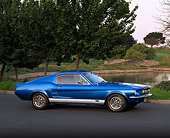 MST 01 RK0497 01
1967 Ford Mustang GT Fastback Blue 3/4 Side View On Pavement