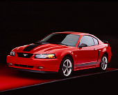 MST 01 RK0605 07
2003 Ford Mustang Mach 1 Coupe Red 3/4 Front View Studio