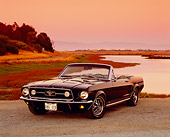 MST 01 RK0704 02
1967 Ford Mustang GTA Convertible Black 3/4 Front View On Pavement By Water Filtered