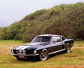 MST 01 RK0881 01
1967 Ford Shelby Mustang GT500 Green White Stripe Front 3/4 View On Grass