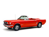 MST 01 RK0943 01
1964 1/2 Ford Mustang Convertible Red 3/4 Side View Studio