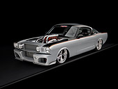 MST 01 RK0949 01
1966 Ford Mustang Fastback Silver And Black 3/4 Front View Studio