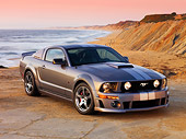 MST 01 RK0964 01
2007 Ford Roush Mustang Stage 3 Gray 3/4 Front View On Sand