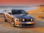 MST 01 RK0965 01
2007 Ford Roush Mustang Stage 3 Gray 3/4 Front View On Sand